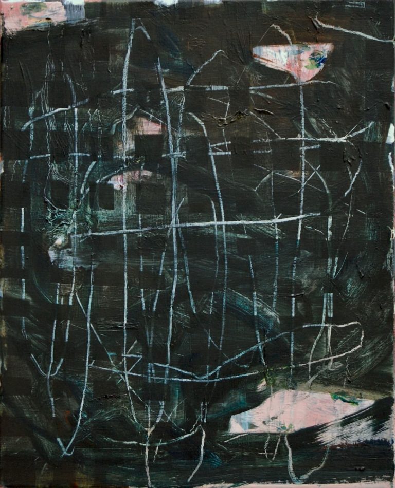 i dont wanna dance, abstract painting by Bart Vinckier