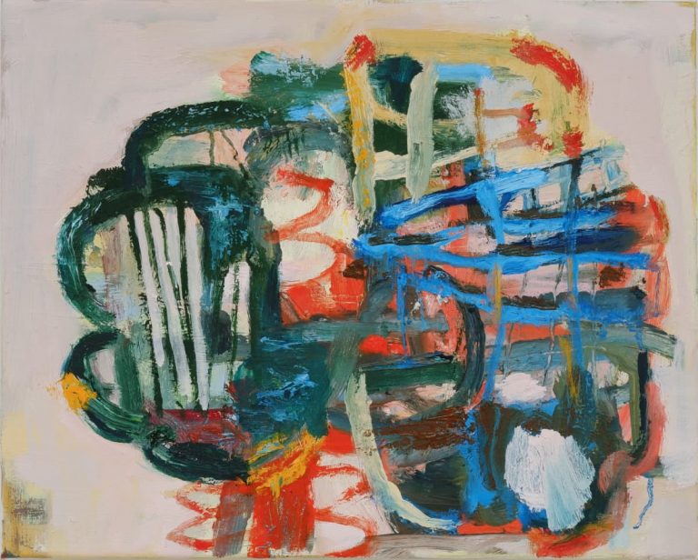 Texture of a thought, an abstract painting by Bart Vinckier